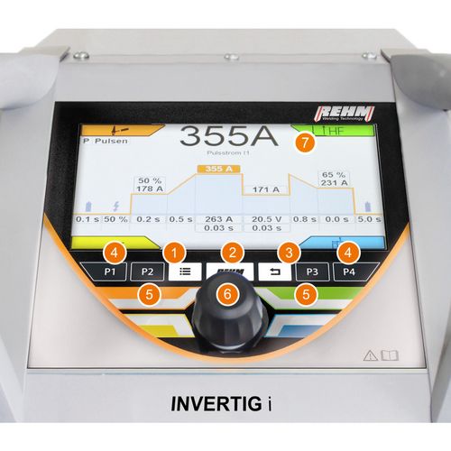 Productimage for INVERTIG i 350 DC HIGH Advanced with control panel flap