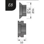 Productimage for Typ E8, Ø 96 x 55 x 50 mm
