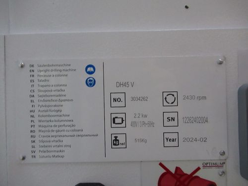 Productimage for OPTIdrill DH45V / 400V/3Ph/50Hz