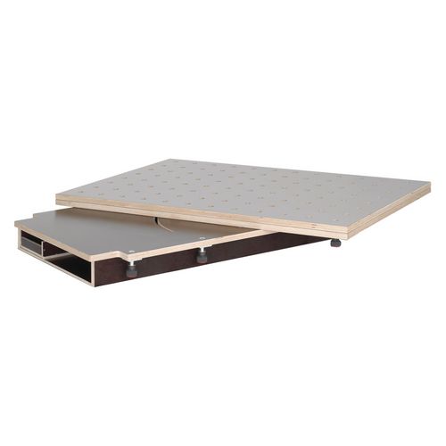 Productimage for HPL perforated grid plate 1200x800/1600x1200, Ø20 mm, with drawer