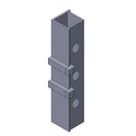 Productimage for approx. 800 mm with abutment and straightening punch