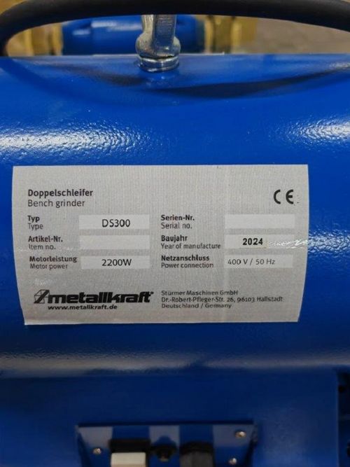 Productimage for DS 300 / 400V Doppelschleifer