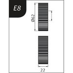 Productimage for Typ E8, Ø 62 x 26 x 22 mm