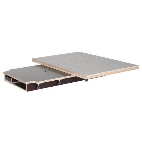 Productimage for HPL perforated grid plate 1200x800/1600x1200, Ø20 mm, with drawer