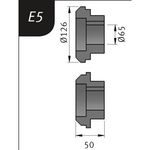 Productimage for Typ E5, Ø 126 x 65 x 50 mm